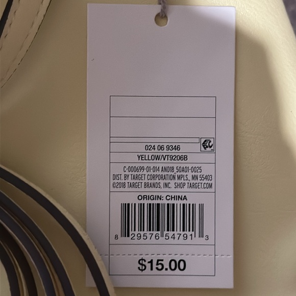 NWT cute pastel yellow mini purse. - Picture 4 of 4